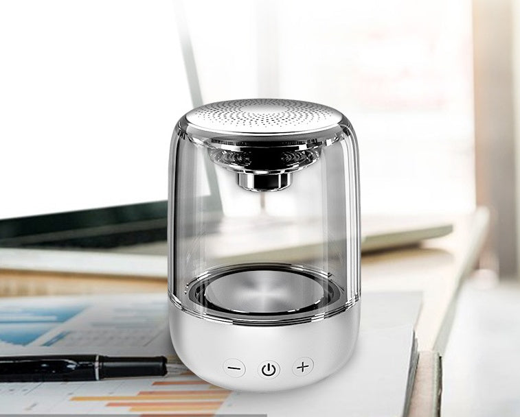 Enceinte Bluetooth Portable Puissante avec Basses & Lumières LED